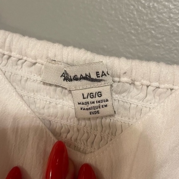 American Eagle flutter sleeve cropped blouse - Picture 5 of 5